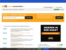 Tablet Screenshot of denhaagvacaturebank.nl